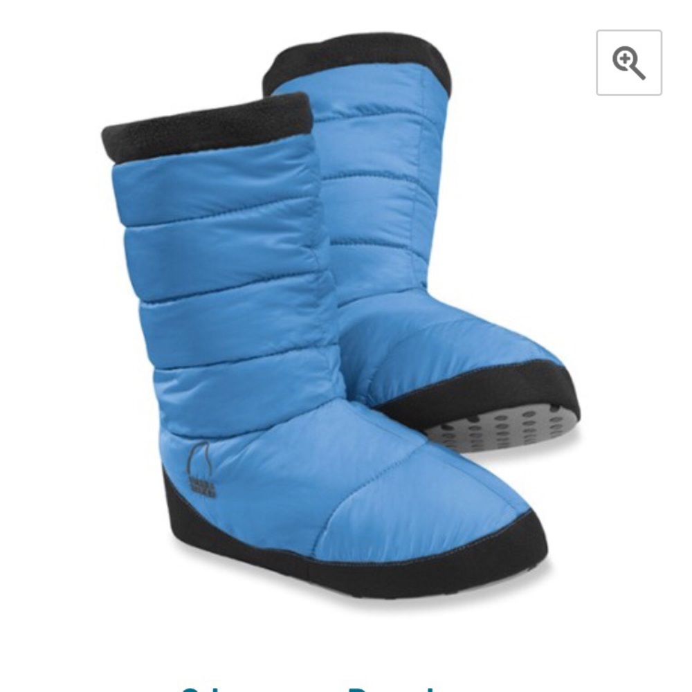 New Sierra Designs Down Bootie, size M (7-8)